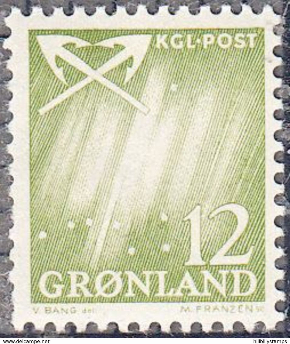 GREENLAND   SCOTT NO 51   MNH   YEAR  1963 - Unused Stamps