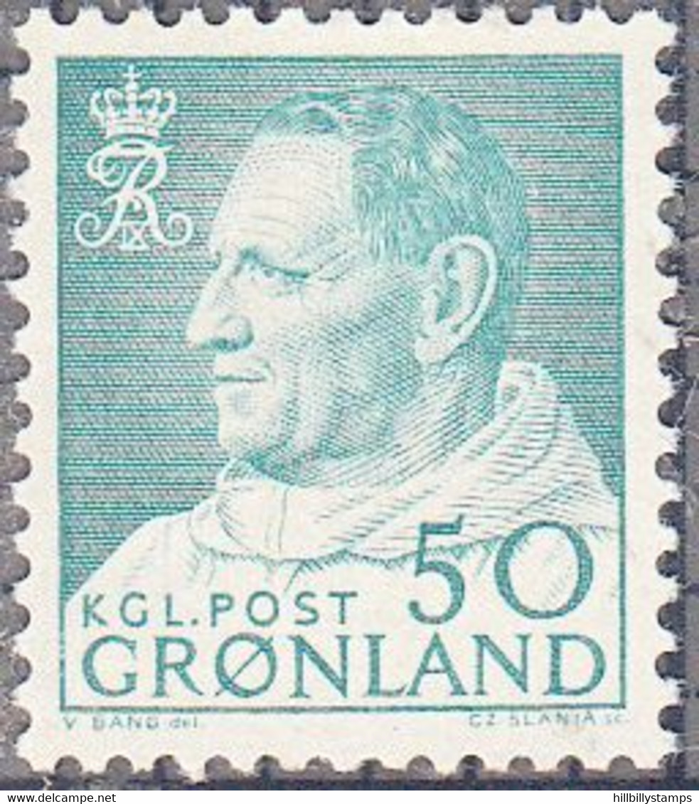 GREENLAND   SCOTT NO 58   MNH   YEAR  1963 - Ungebraucht