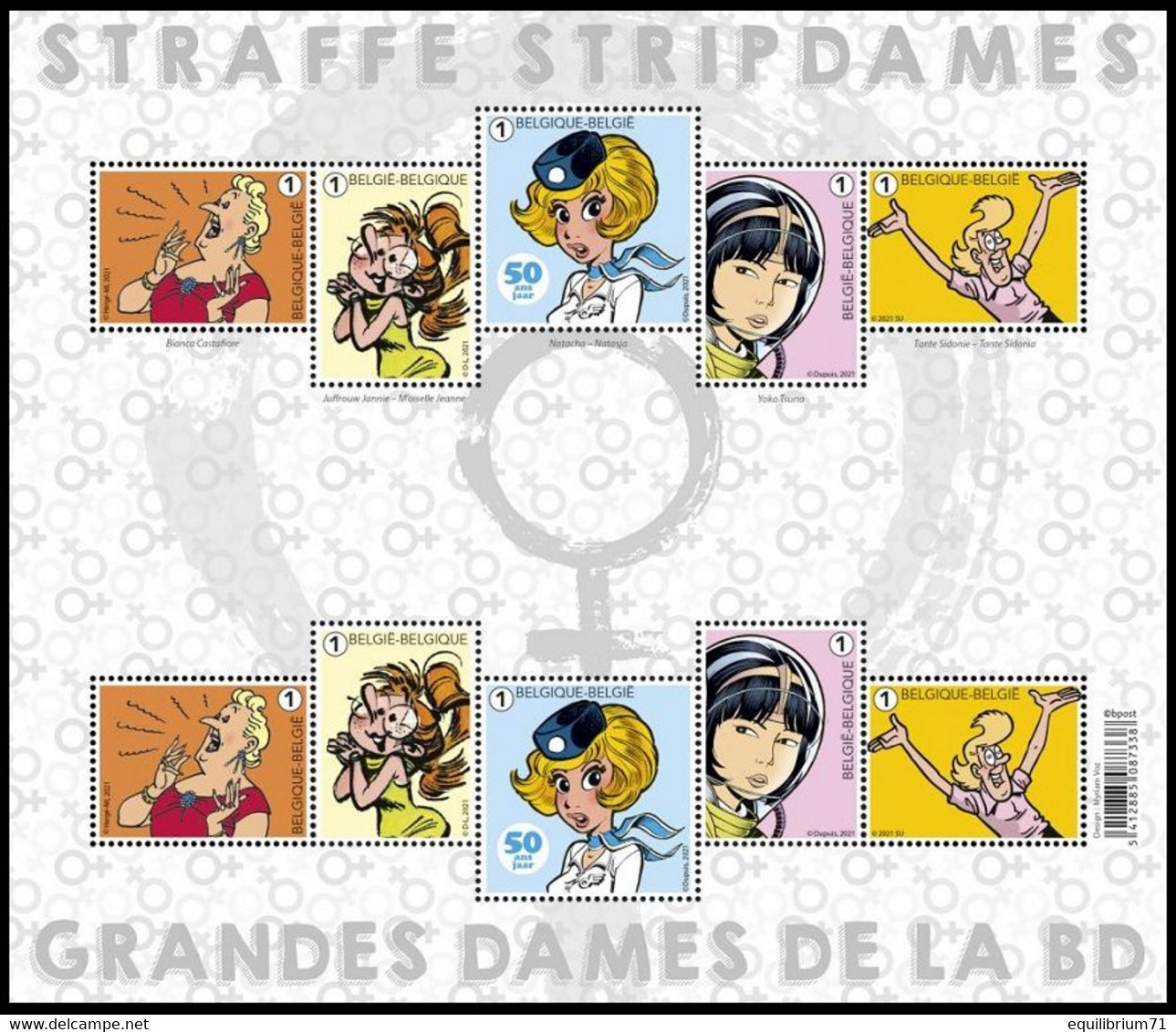 Set Dames De La BD édition Limitée / Set Straffe Stripdames Beperkte Oplage / Comics-Damen-Set Limitierter Auflage - Agende & Calendari