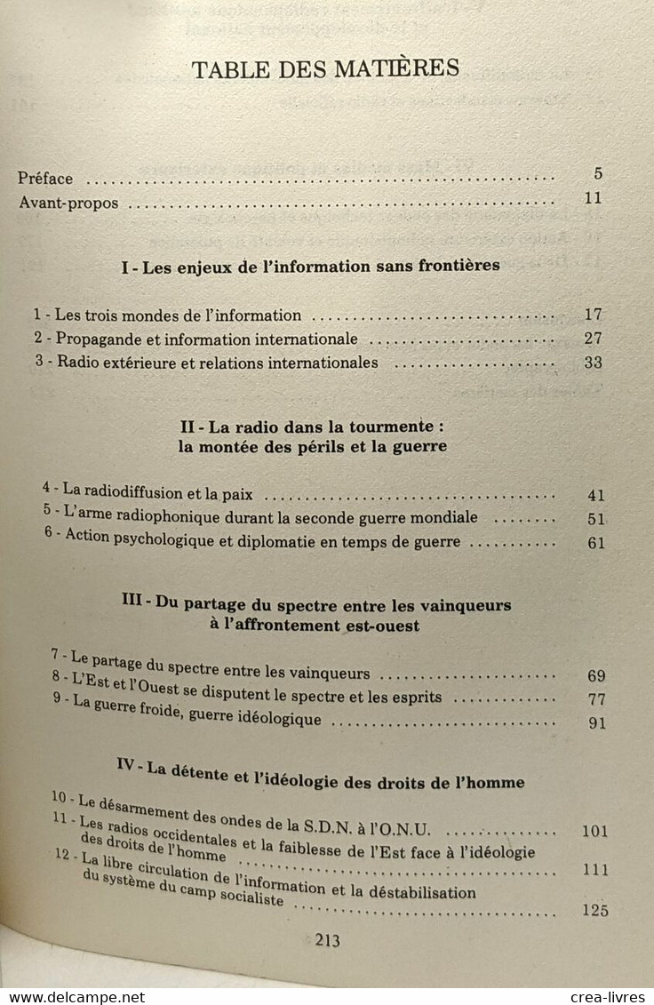 La Guerre Radiophonique - Coll. De La RPP --- Préface De Charles Zogbide - Politique