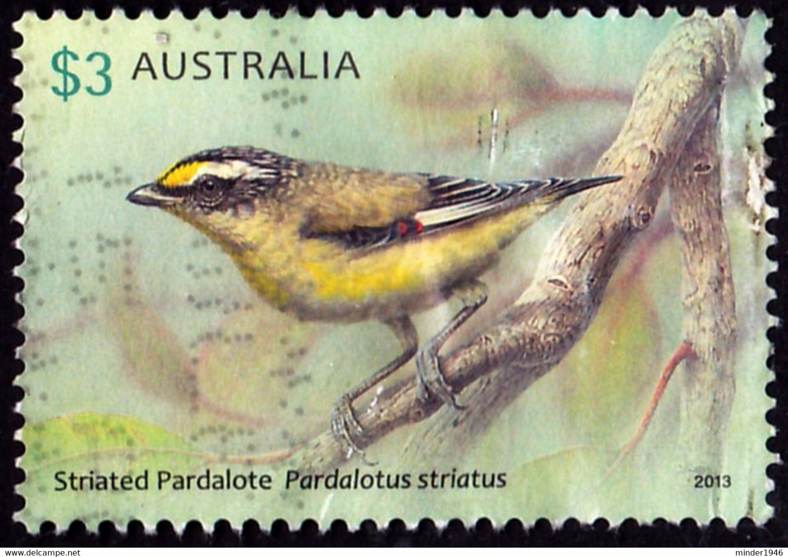 AUSTRALIA 2014 QEII $3 Multicoloured, Birds - Self Adhesive Stamps FU - Used Stamps