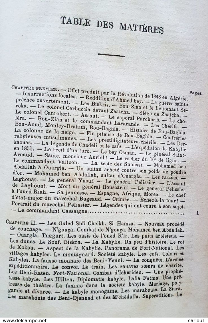 C1 ARMEE AFRIQUE Perret RECITS ALGERIENS 1830 1886 Algerie COMPLET 2 Tomes PORT INCLUS France