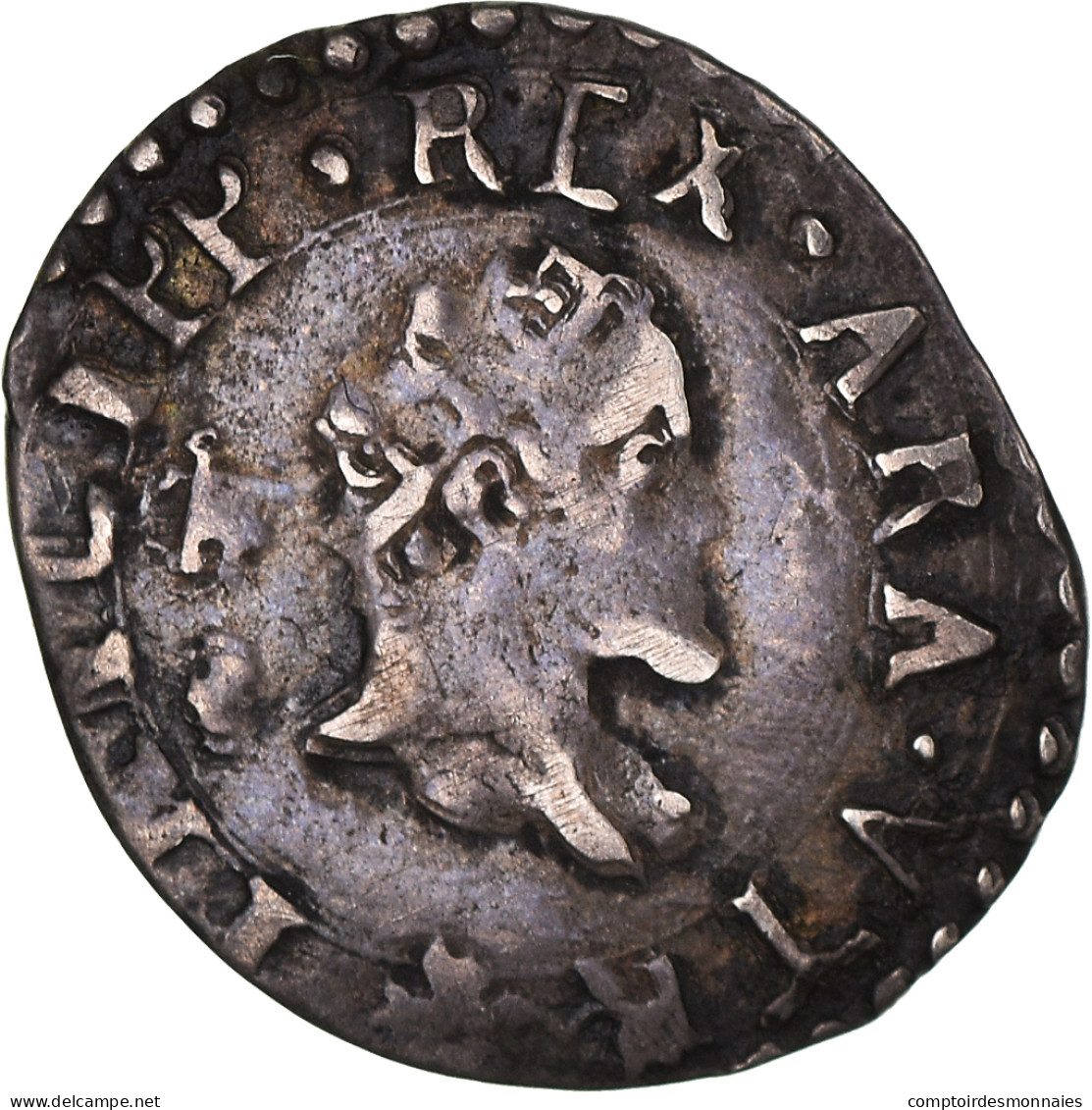 Monnaie, États Italiens, 1/2 Carlino, 1555-1598, Messina, TTB, Argent - Napoli & Sicilia