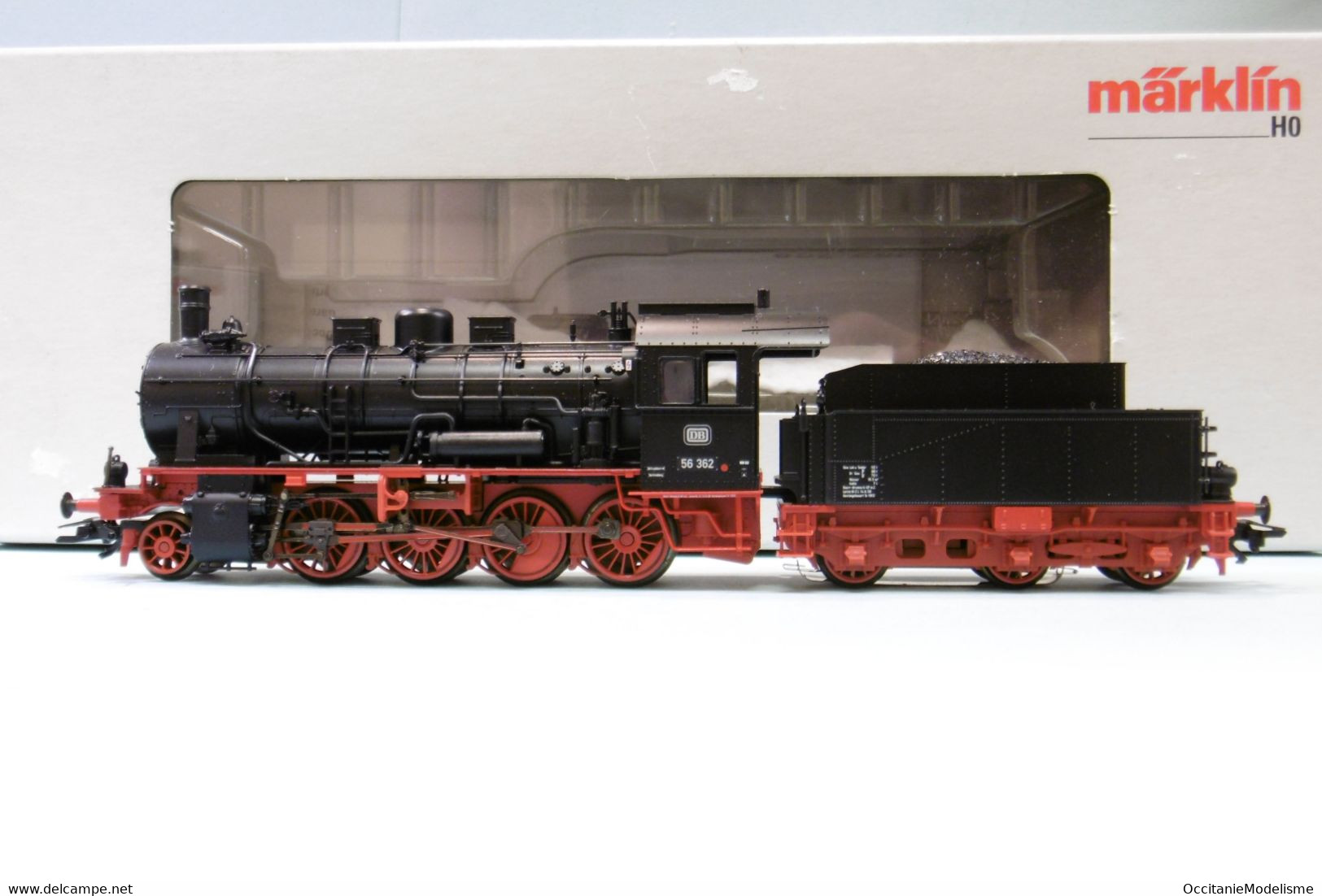 Märklin 3 Rails - Locomotive Vapeur BR 56 362 DB ép. III Digital Sound Mfx Réf. 37563 BO HO 1/87 - Locomotive