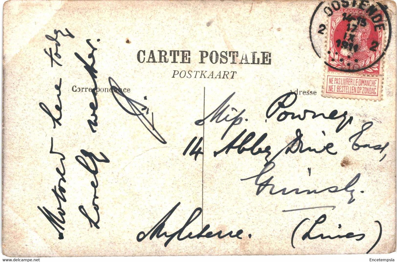 CPA Carte Postale  Belgique Ostende Jeux Des Enfants 1911 VM49592 - Oostende