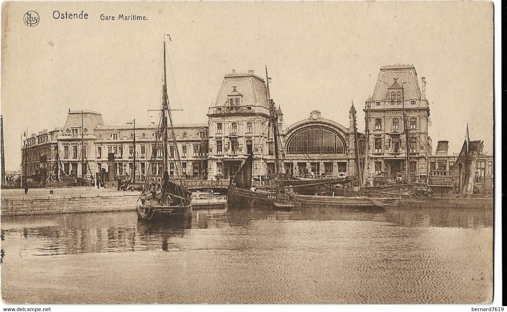 Belgique  - Oostende   - Ostende -   Bateau -  La Gare  Maritime - Oostende