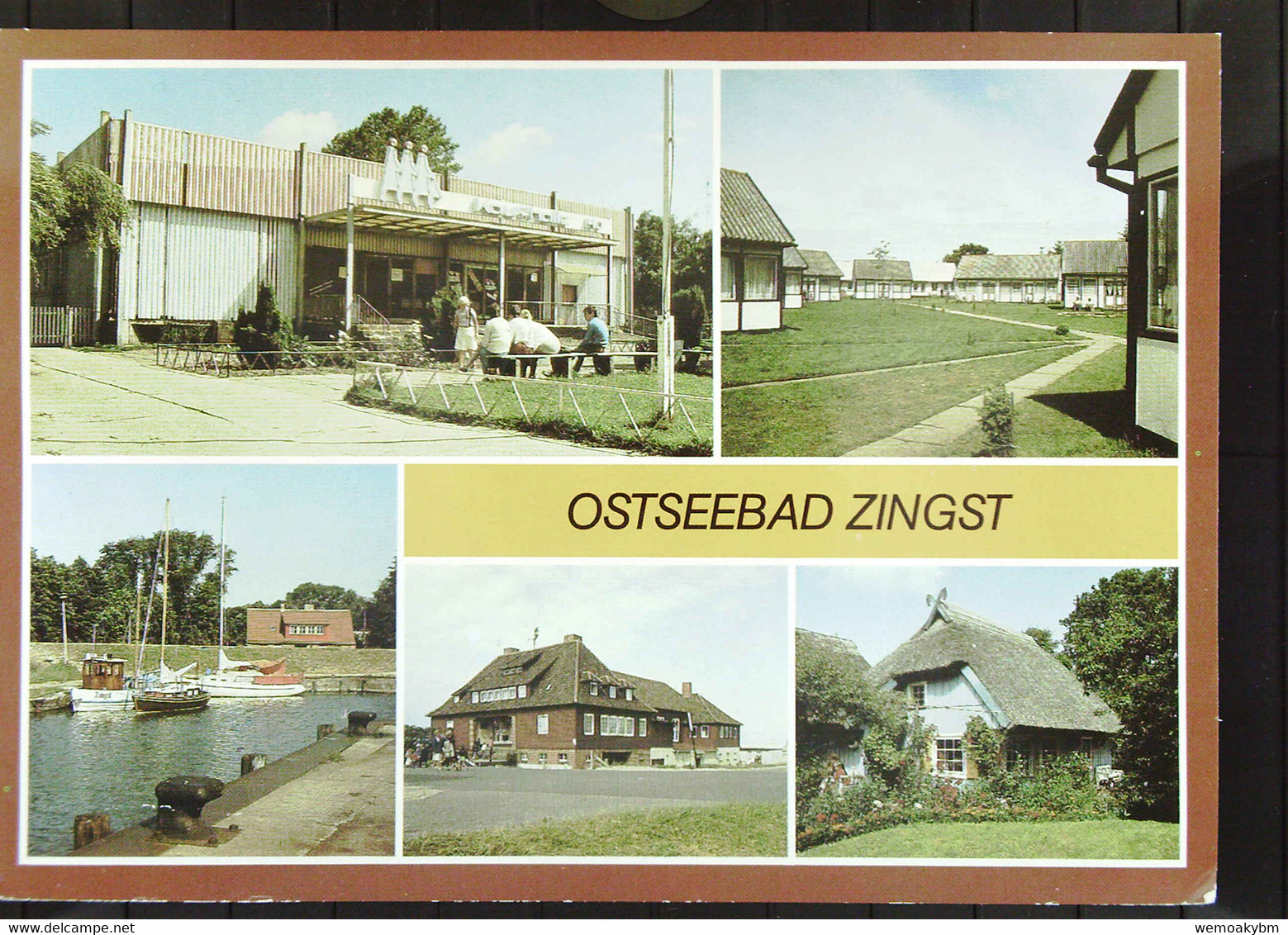 Ansichtskarte Vom Ostseebad Zingst-5 Ansichten Mit 25 Pf Leipziger Herbstmesse 1977 Im Waager. Paar Nach BRD Knr: 2251 - Zingst