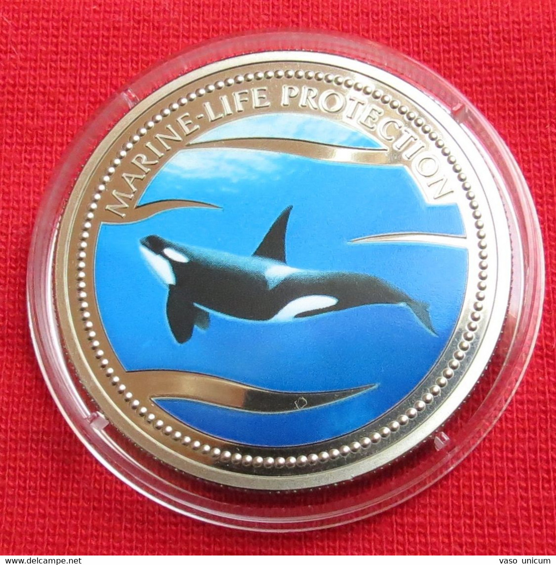 Palau 1 $ 2003 Orca Fish Marine Life Set - Palau