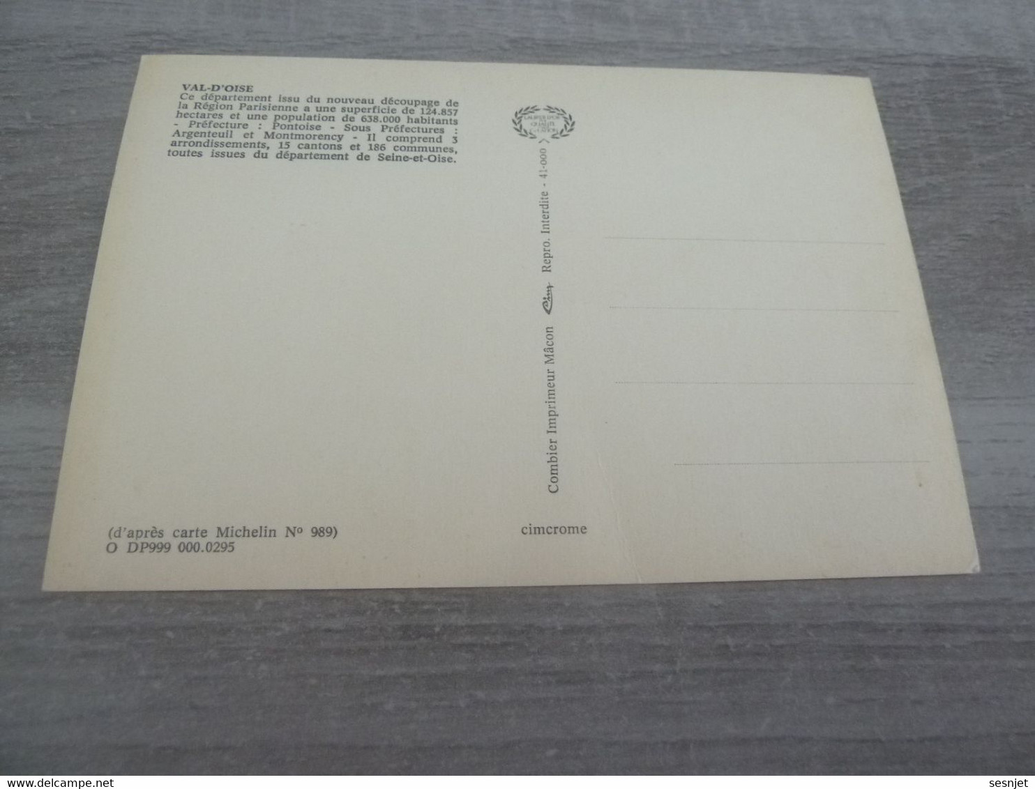 Département Du Val-d'Oise - Multi-vues - Editions Combier - Cim - Année 1980 - - Andere & Zonder Classificatie