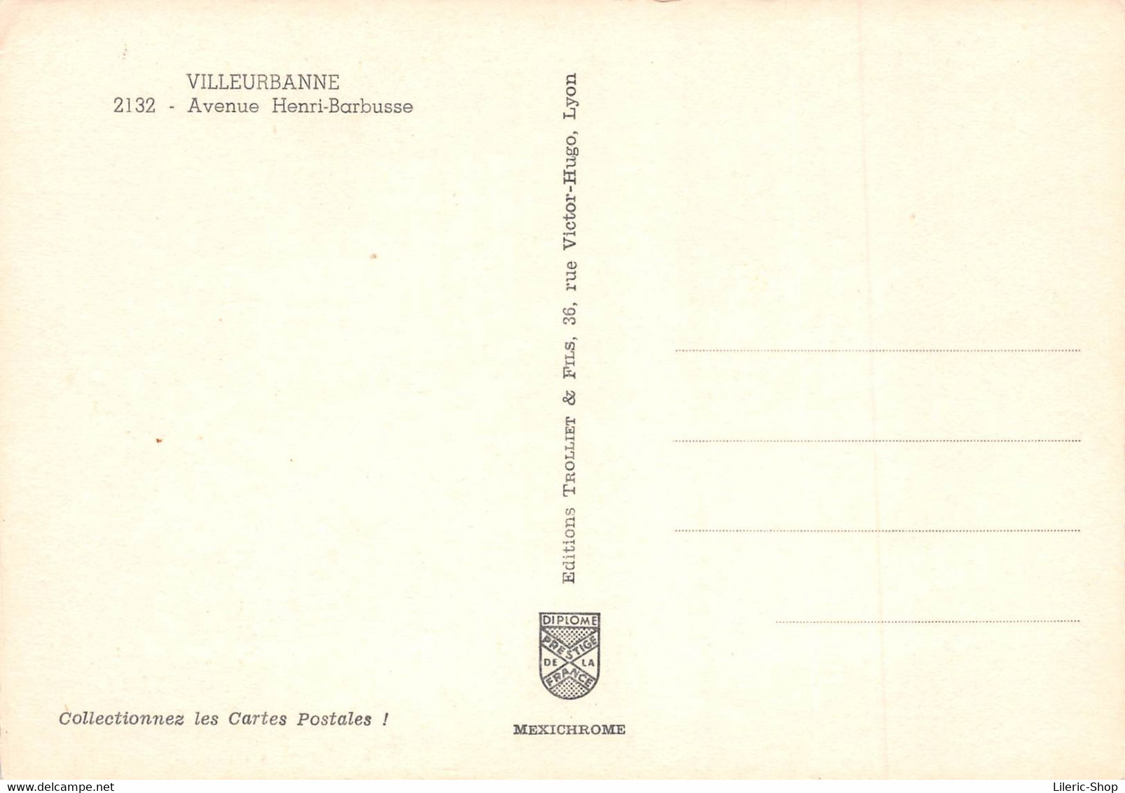 [69]  VILLEURBANNE - Avenue Henri Barbusse - Automobiles - Cpm GF   ( ͡♥ ͜ʖ ͡♥) ♥ - Villeurbanne