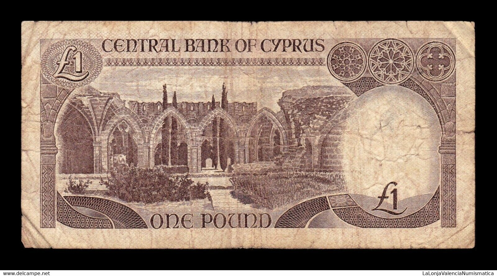 Chipre Cyprus 1 Pound 1982 Pick 50 BC F - Cyprus