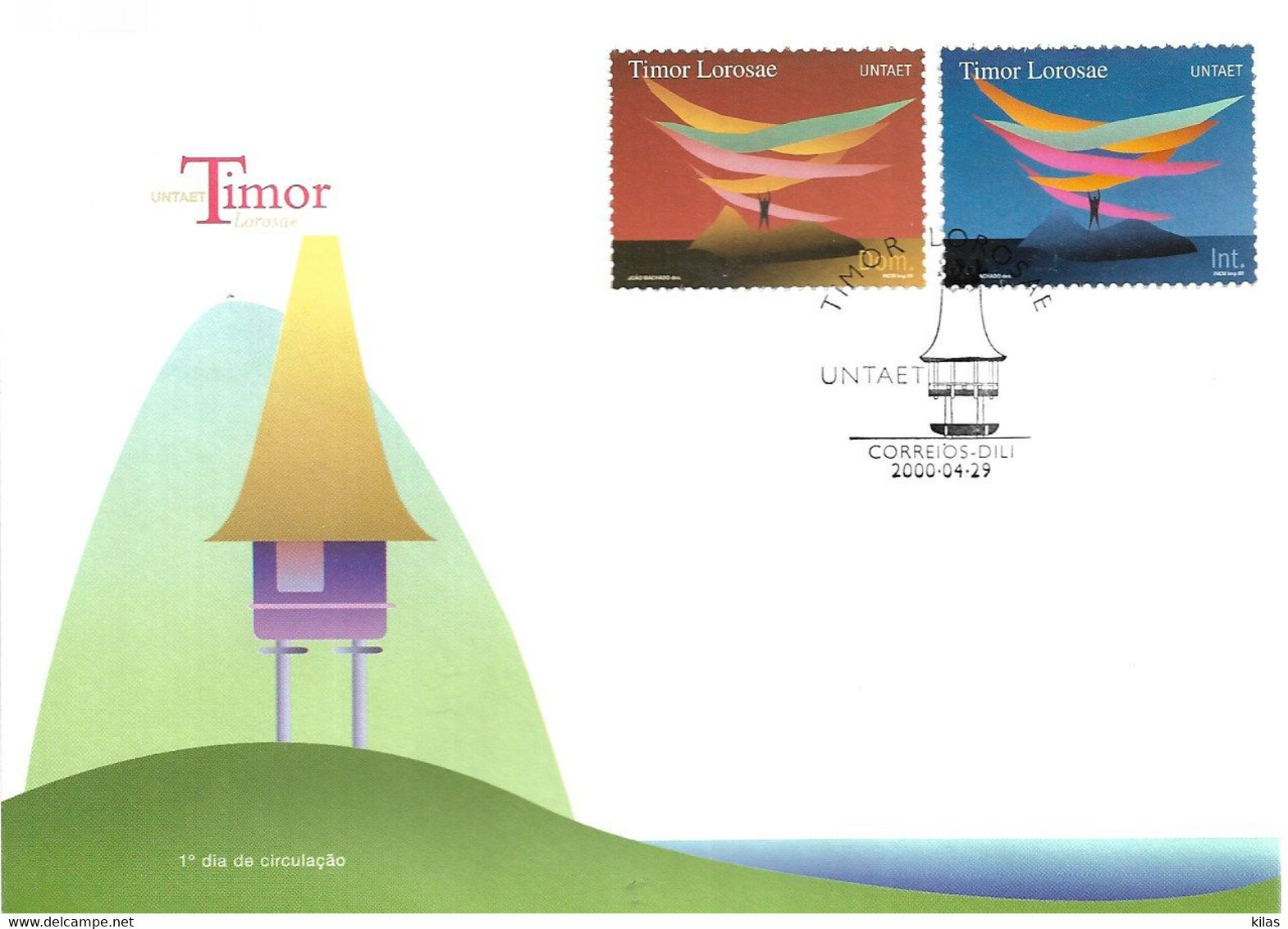 EAST TIMOR 2000  UNITED NATIONS FDC - Timor Orientale