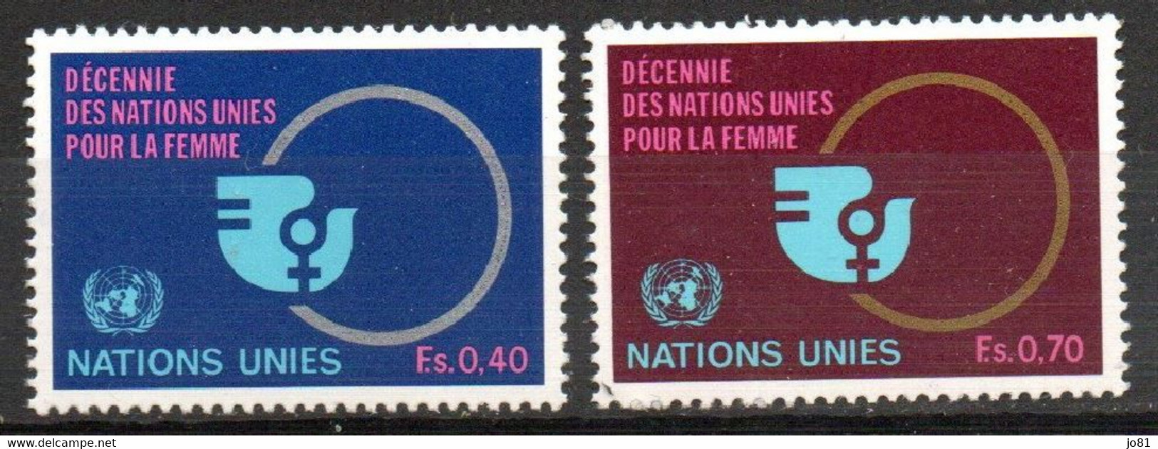Nations-Unis - Genève YT 89-90 Neuf Sans Charnière - XX - MNH - Neufs