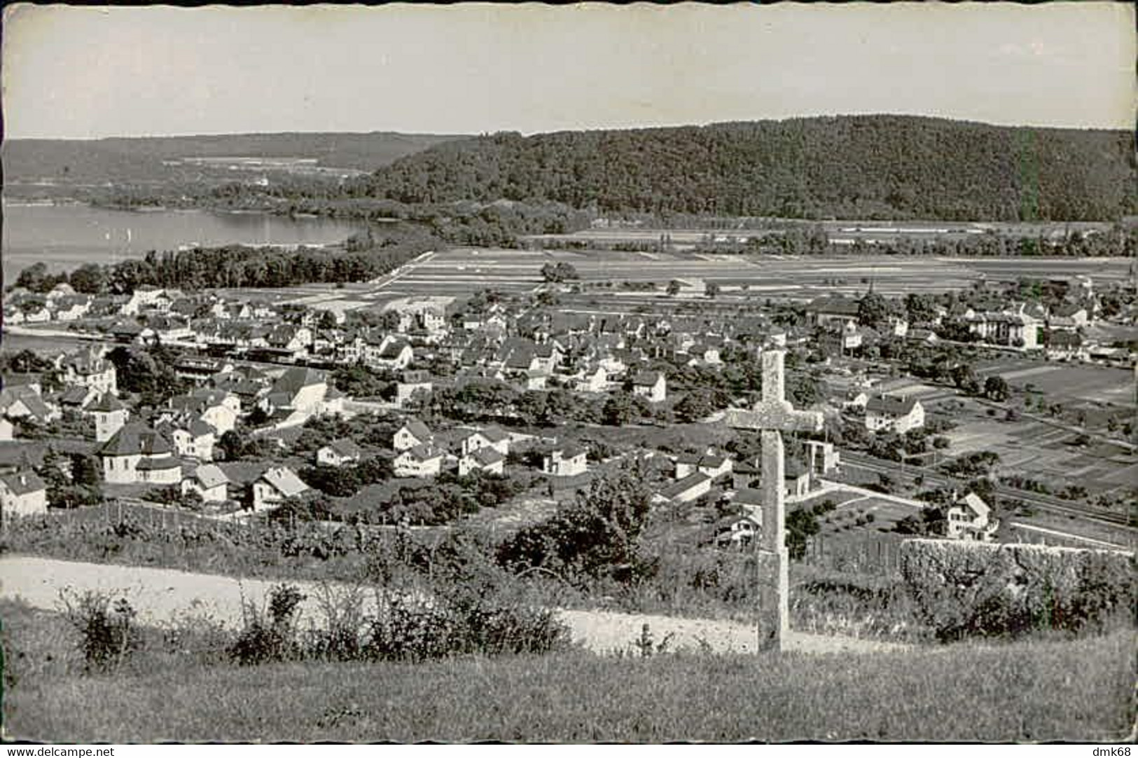 SWITZERLAND - LE LANDERON - PANORAMA - EDITION A. ACQUADRO - 1950s (13175) - Le Landeron