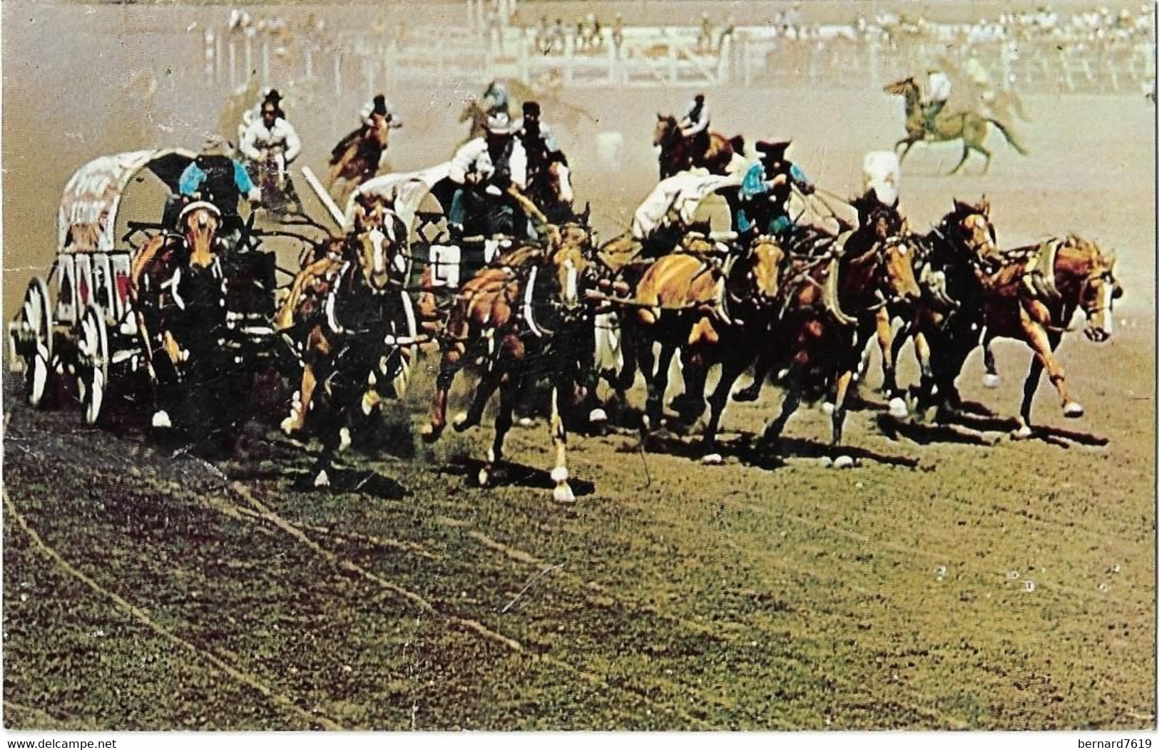 Canada -     Chuckwagon Races      - The  Calgary  Stampede Boasts  Many Spectular Attractins -  Cachet Depart Winnipeg - Other & Unclassified
