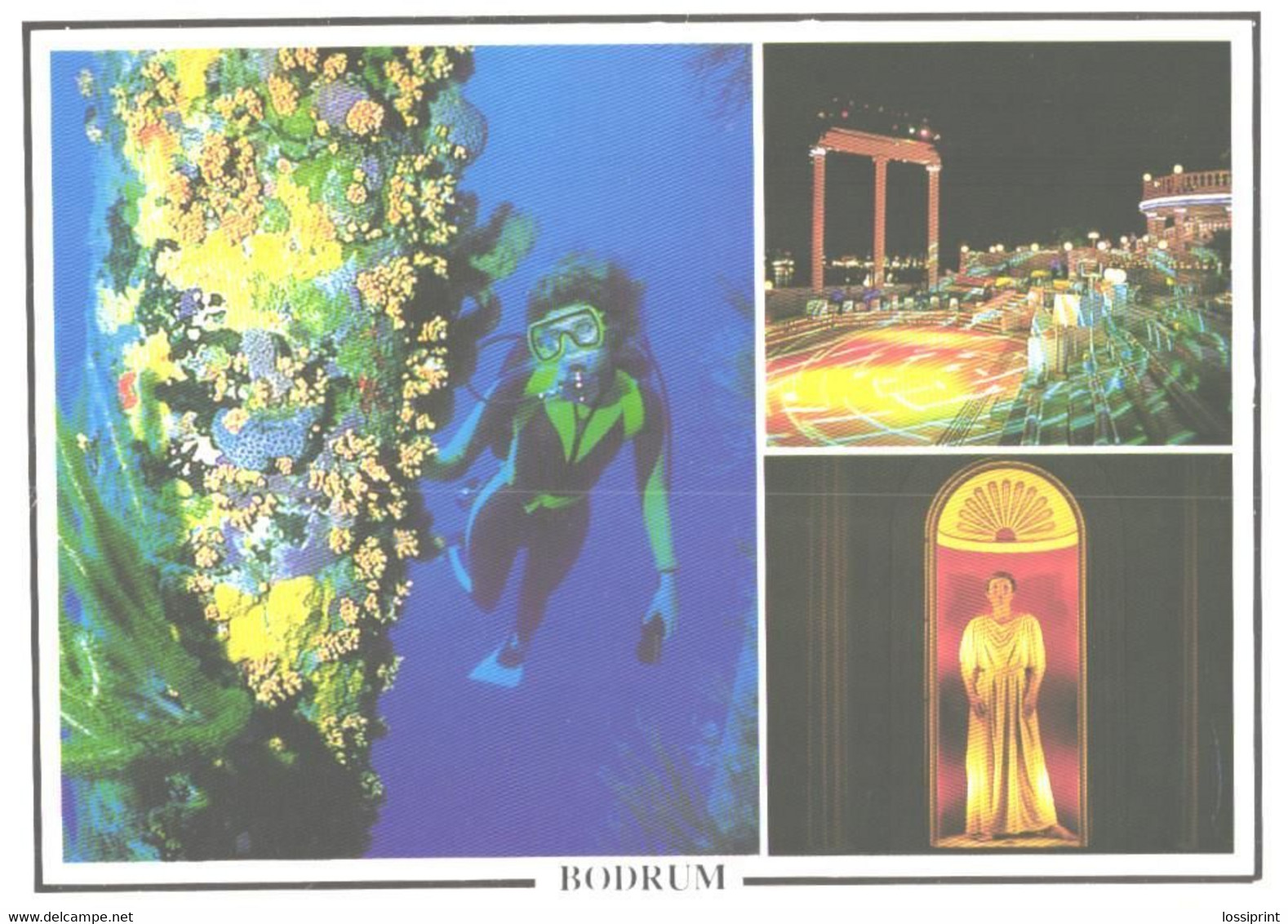 Turkey:Bodrum, Underwater Sport In Bodrum, Diving - Kunst- Und Turmspringen