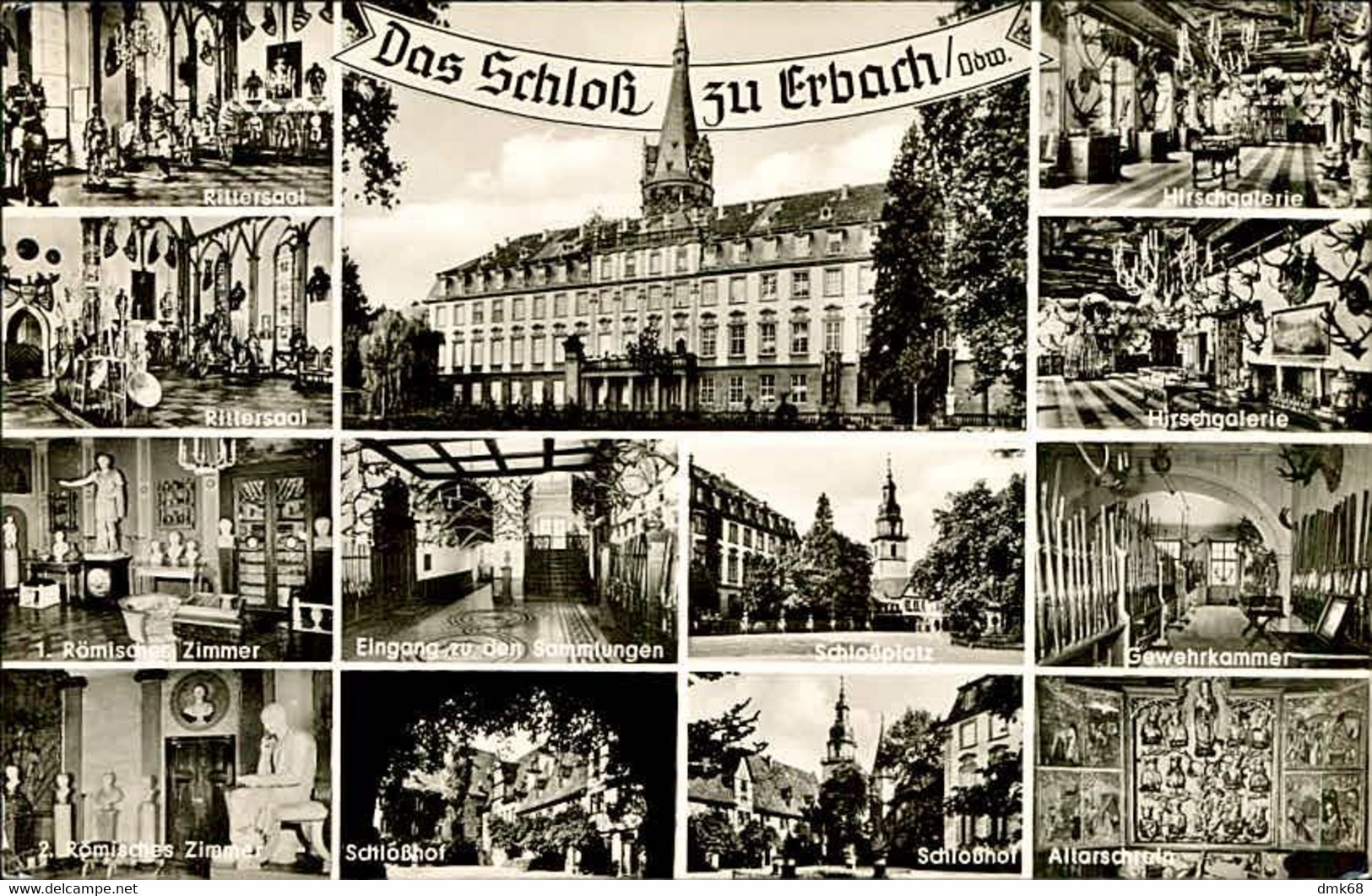 GERMANY - DAS SCHLOS ZU ERBACH - FOTO WILLI KONIG - 1950s (13192) - Erbach