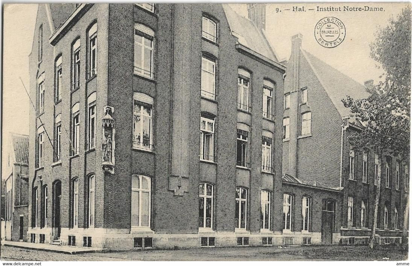 Hal - Halle   *  Institut Notre-Dame  (Bertels) Feldpost - Halle