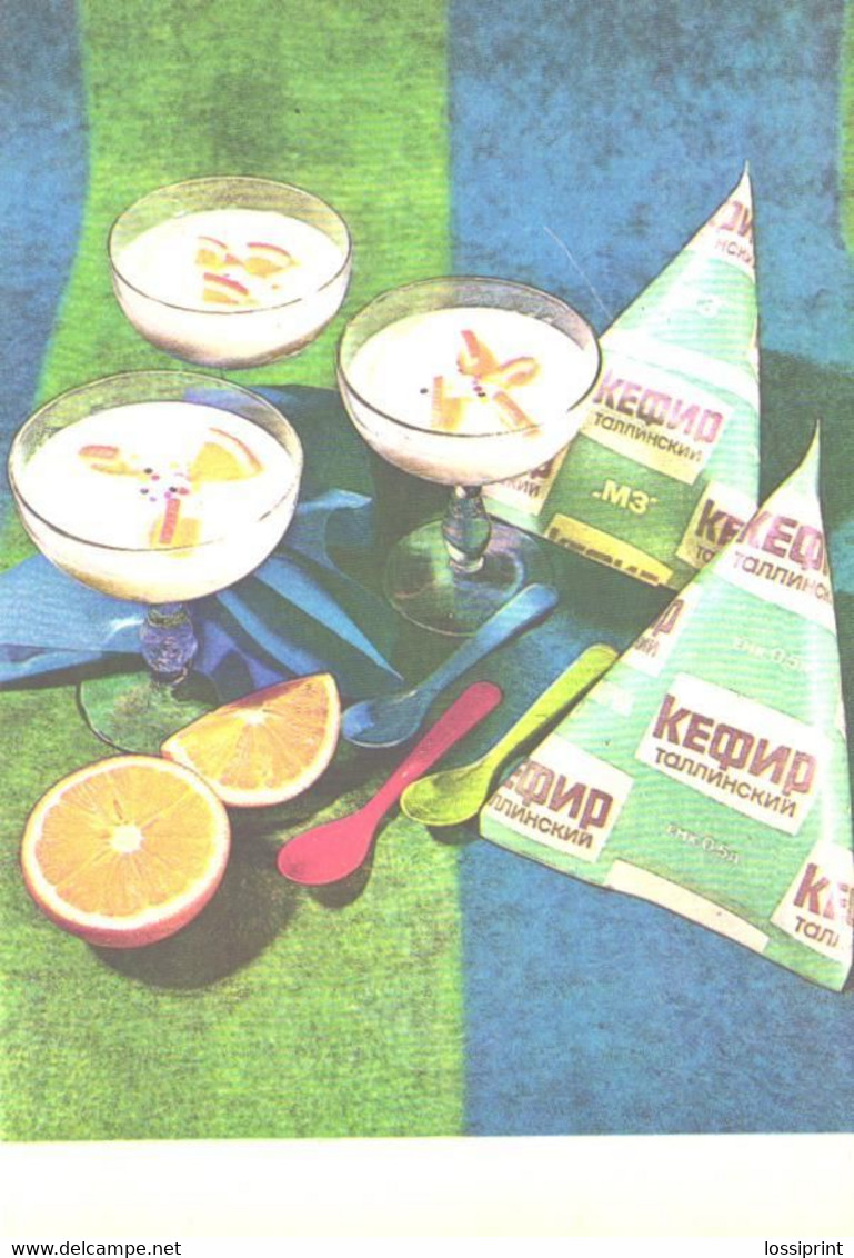 Estonian Cooking Recipes:Kefir Jelly, 1983 - Recettes (cuisine)