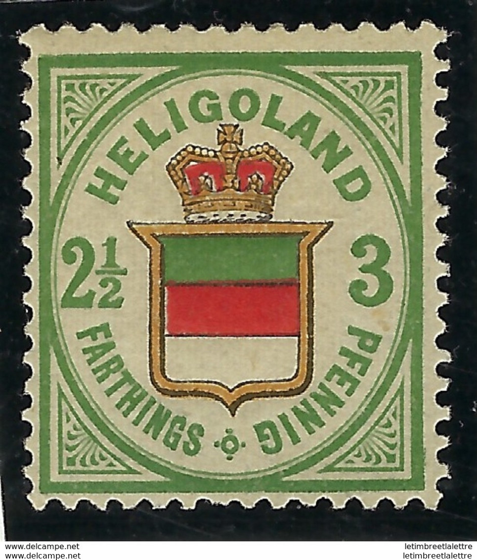 ⭐ Héligoland - YT N° 16 * - Neuf Avec Charnière - 1876 ⭐ - Heligoland