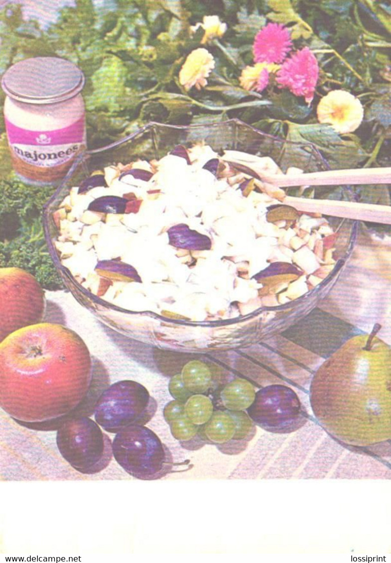 Estonian Cooking Recipes:Cheese-fruit Salad, 1983 - Recettes (cuisine)