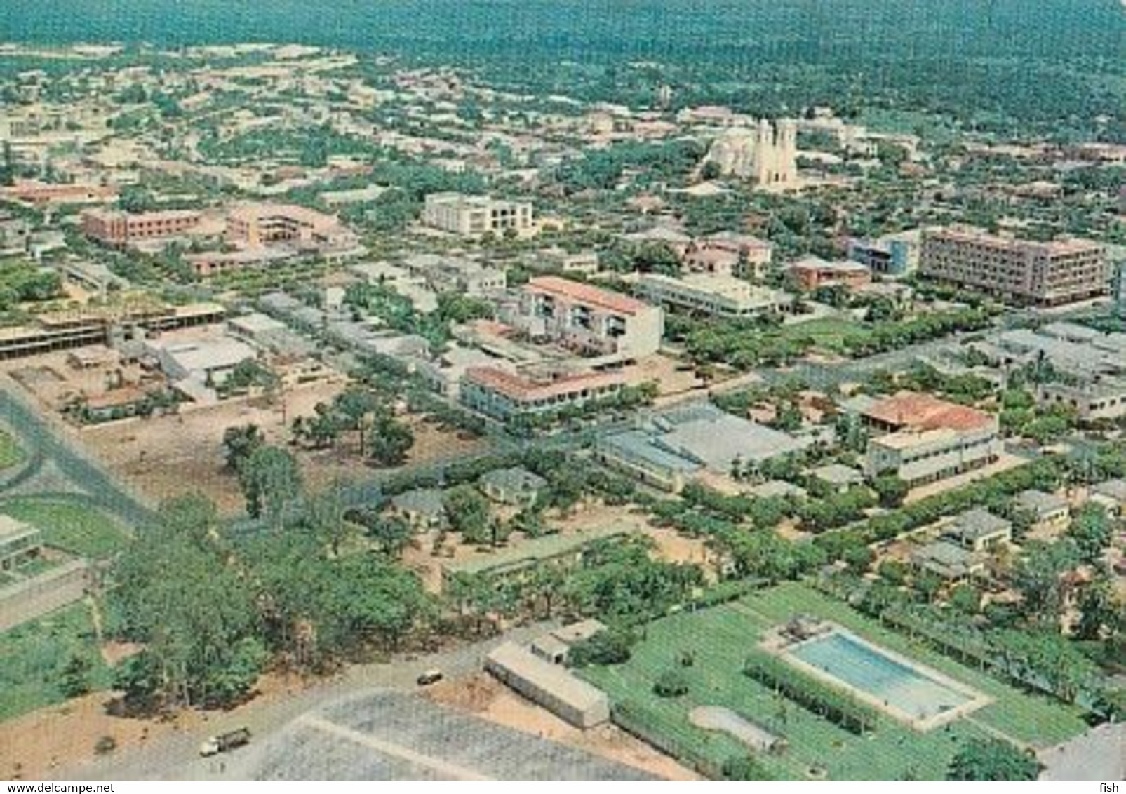 Angola ** & Postal, Nampula, Vista Aérea, Edição Papelaria Académica  (1884) - Angola