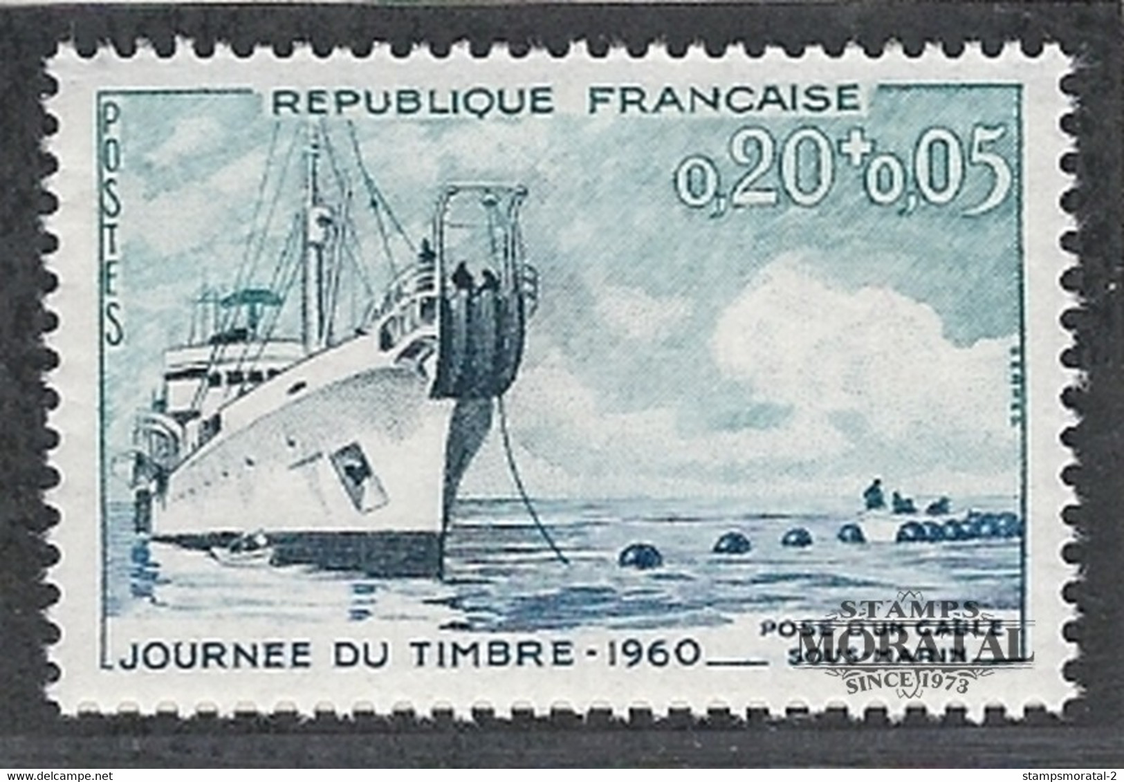 1960 Frankreich Mi 1293 Tag Der Briefmarke  * Falz Guter Zustand  (Michel) - Unused Stamps