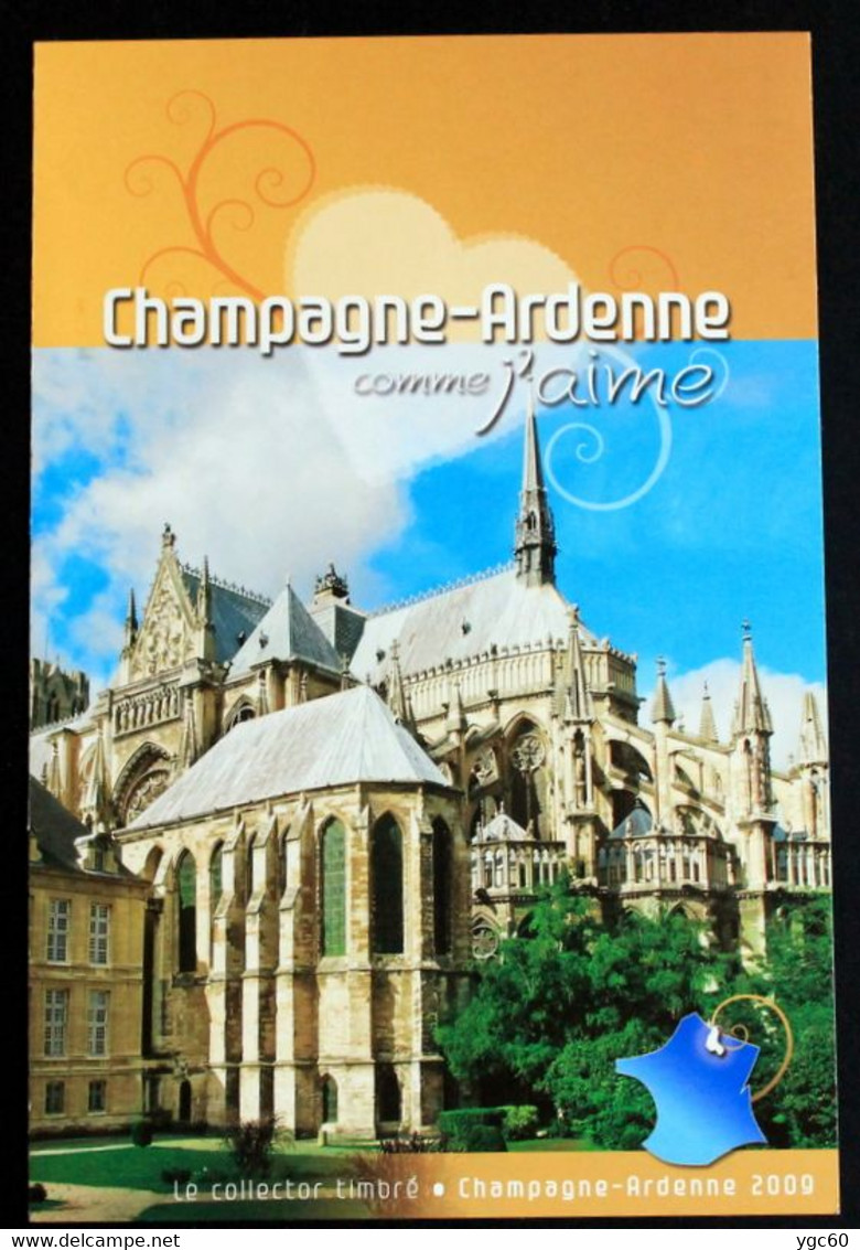 COLLECTOR 2009 - LA FRANCE COMME J'AIME " CHAMPAGNE-ARDENNE " 10 TIMBRES ADHÉSIFS (Lettre Prioritaire 20g) NEUFS - Altri & Non Classificati