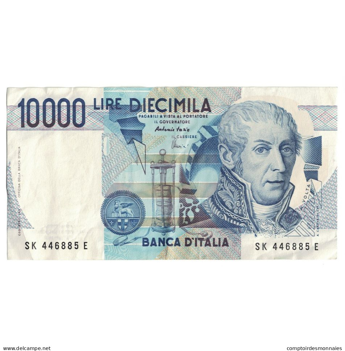 Billet, Italie, 10,000 Lire, 1984, 1984-09-03, KM:112d, TTB+ - 10.000 Lire