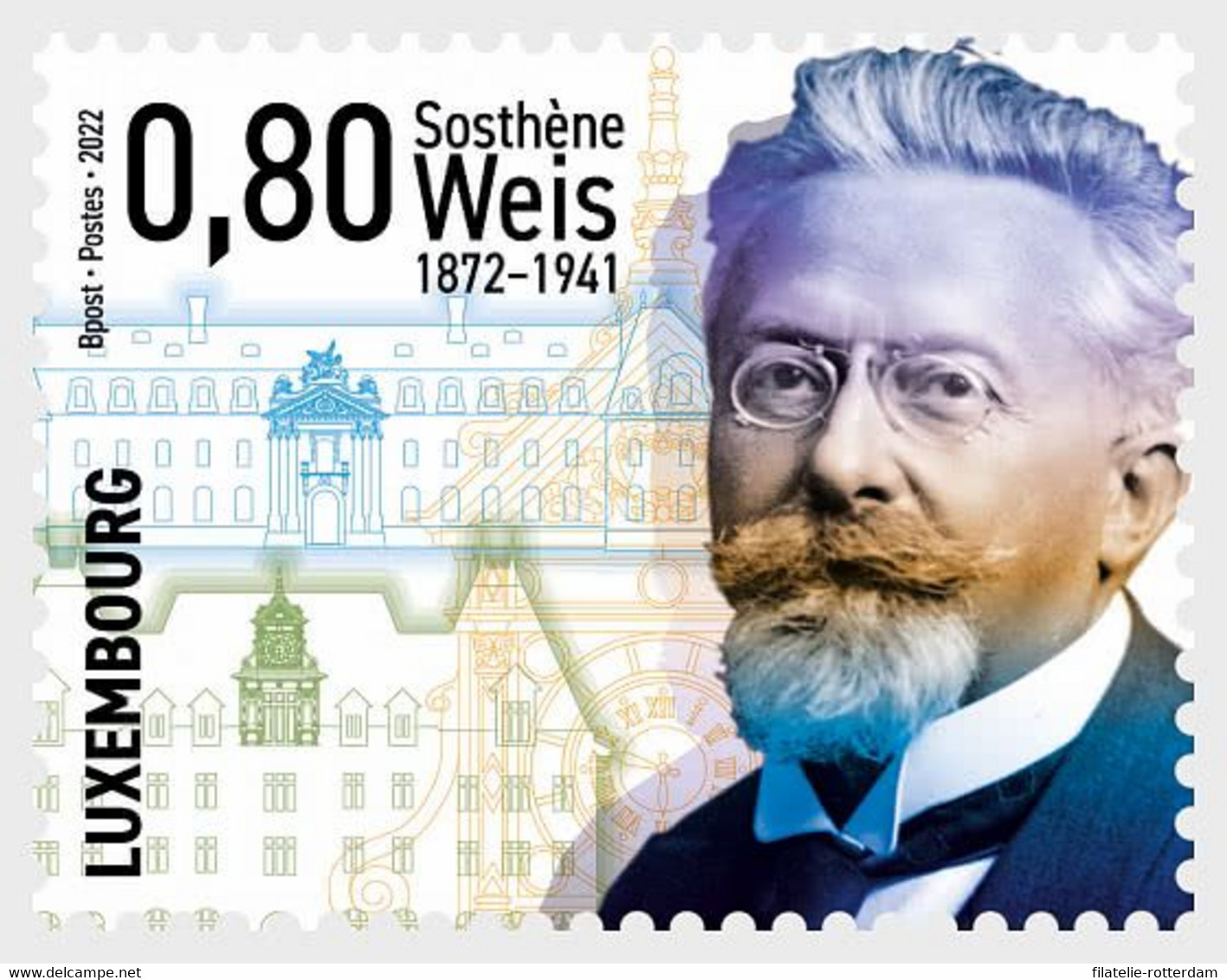 Luxemburg / Luxembourg - Postfris/MNH - 150 Jaar Sosthene Weis 2022 - Ongebruikt