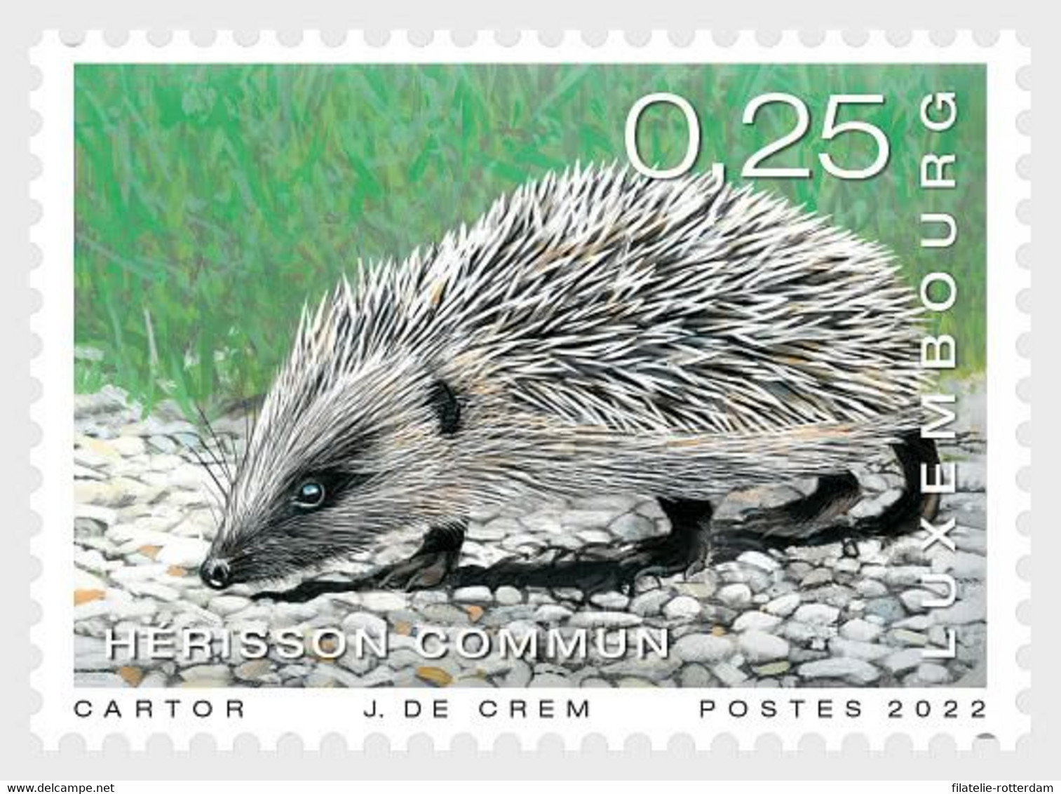 Luxemburg / Luxembourg - Postfris/MNH - Complete Set Zoogdieren 2022 - Ongebruikt