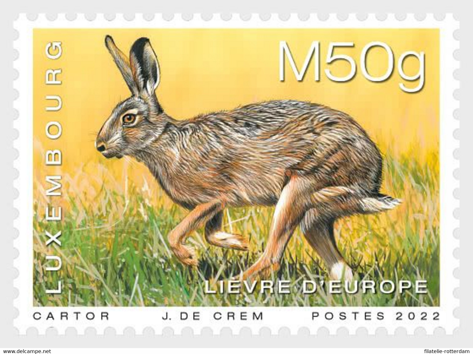 Luxemburg / Luxembourg - Postfris/MNH - Complete Set Zoogdieren 2022 - Ongebruikt