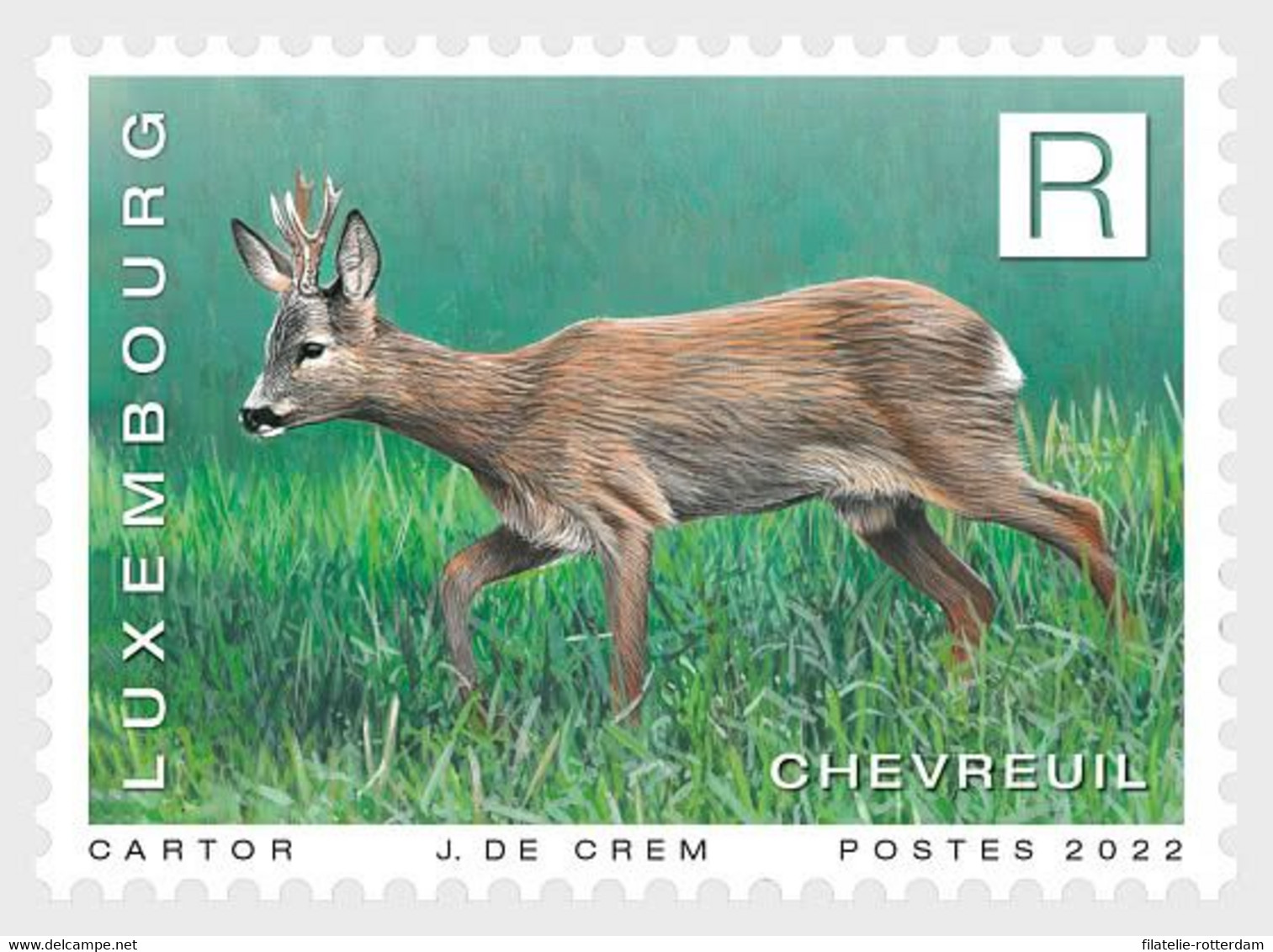 Luxemburg / Luxembourg - Postfris/MNH - Complete Set Zoogdieren 2022 - Nuovi