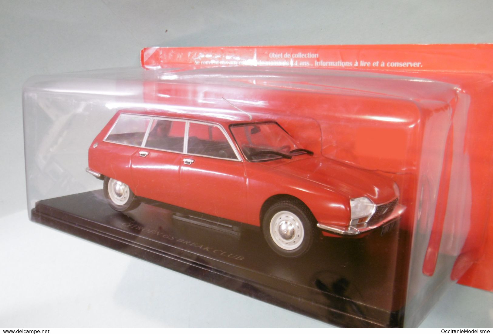 Hachette / Ixo - CITROEN GS BREAK CLUB Rouge Neuf NBO 1/24 - Altri & Non Classificati