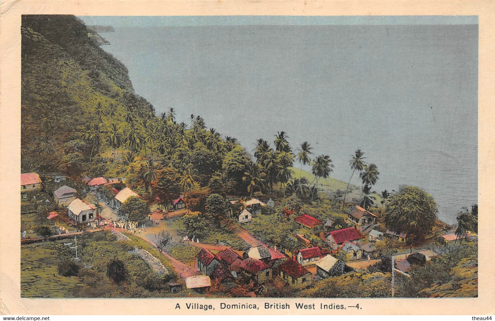 ¤¤   -   ANTILLES    -   DOMINIQUE    -   A Village Dominica, British West Indies    -   ¤¤ - Dominica