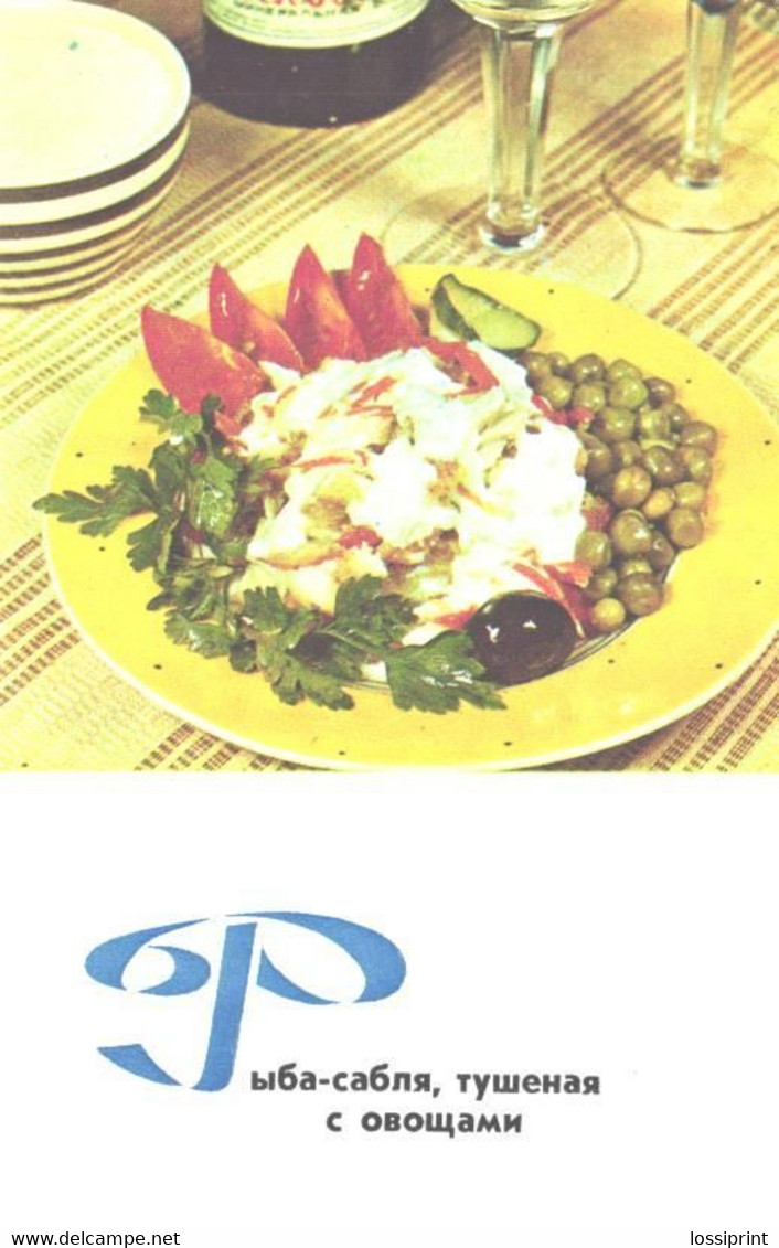 Russian Fish Food Recipes:Swordfish Stewed With Vegetables, 1971 - Recettes (cuisine)