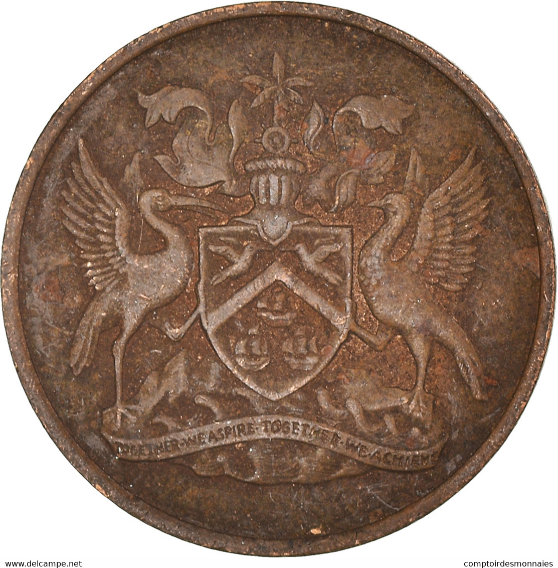 Monnaie, Trinité-et-Tobago, Cent, 1966 - Trinité & Tobago