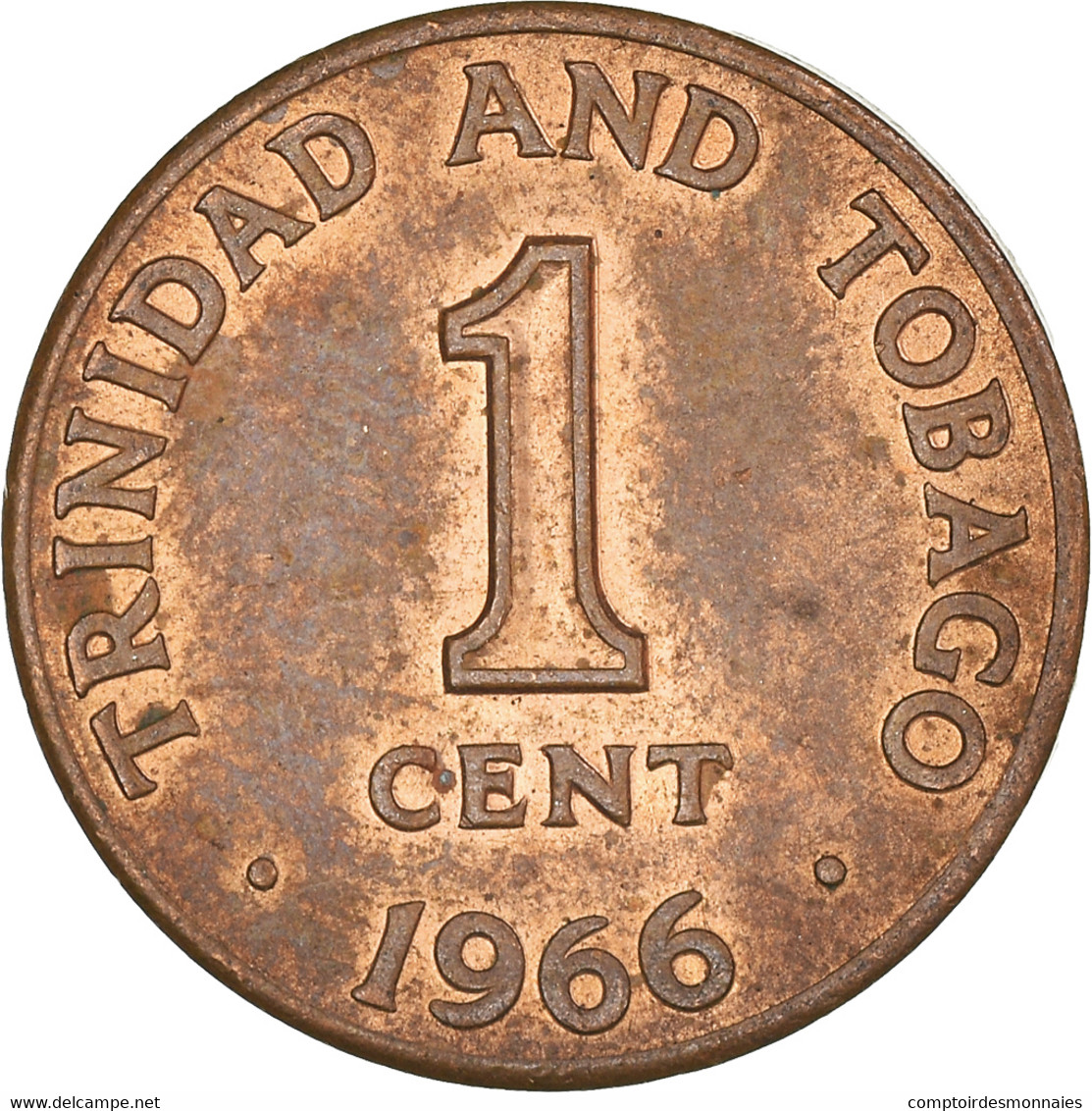 Monnaie, Trinité-et-Tobago, Cent, 1966 - Trinidad Y Tobago