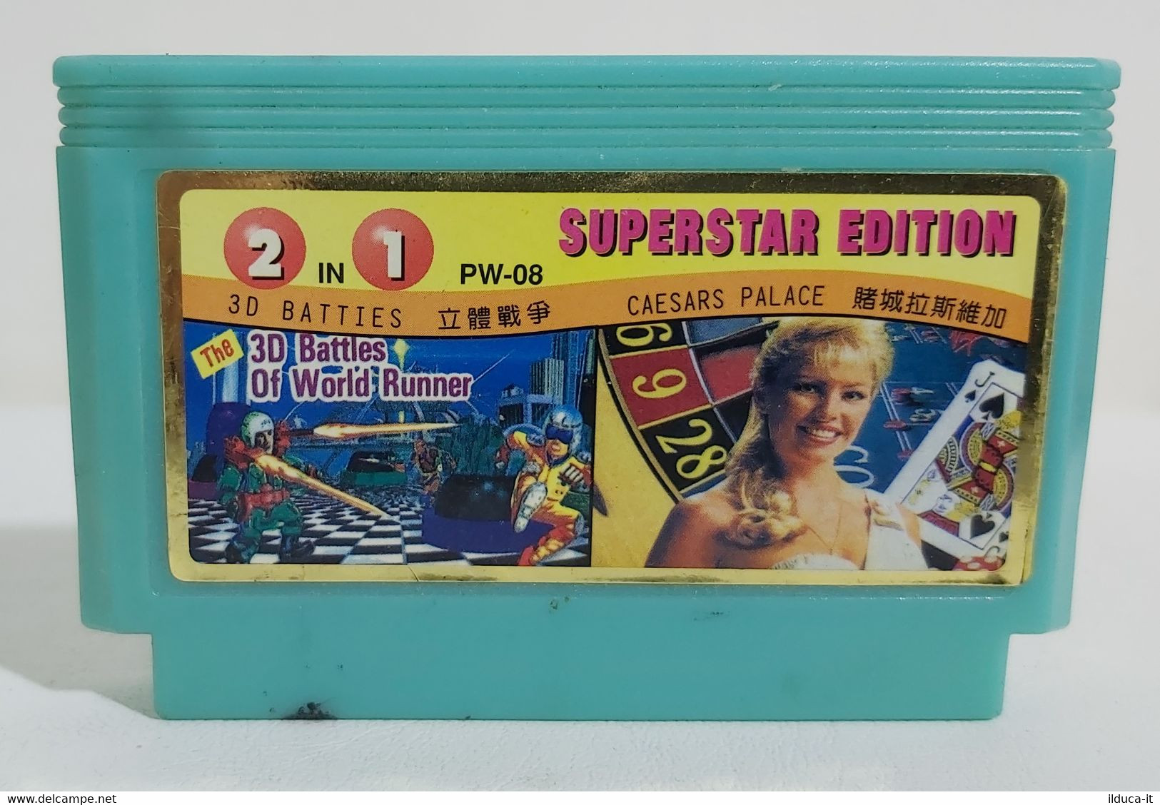 I105671 Retrogame Famicom - Cartuccia Game - 2 In 1 Superstar Edition PW-08 - Famicom