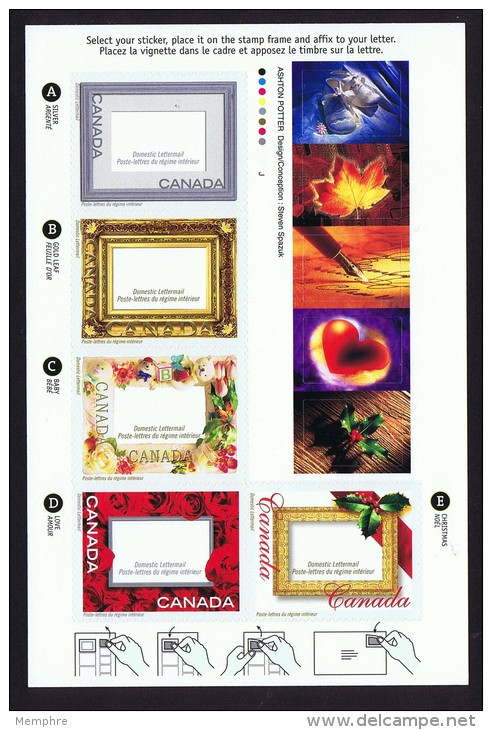 2001  Picture Postage Undenominated Greeting Stamps  Sc 1918  -  BK 246 - Booklets Pages