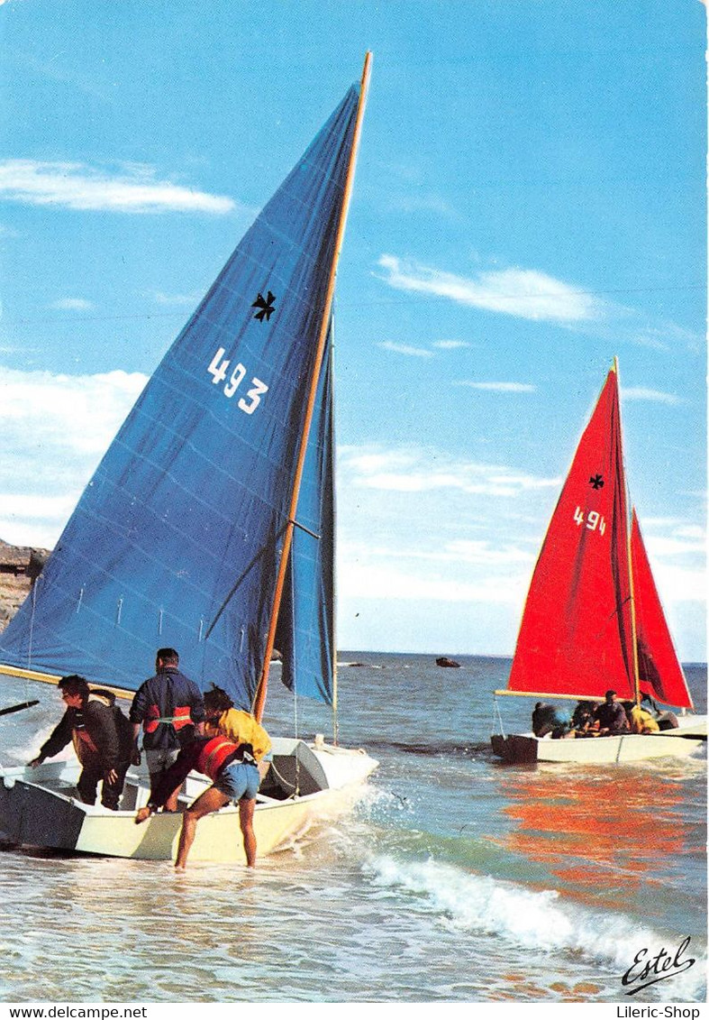 Plaisirs De La Voile : Dériveurs Caravelles Au Départ - Ecole De Voile -  Cpsm GF 1966 ( ͡♥ ͜ʖ ͡♥) ♥ - Voile