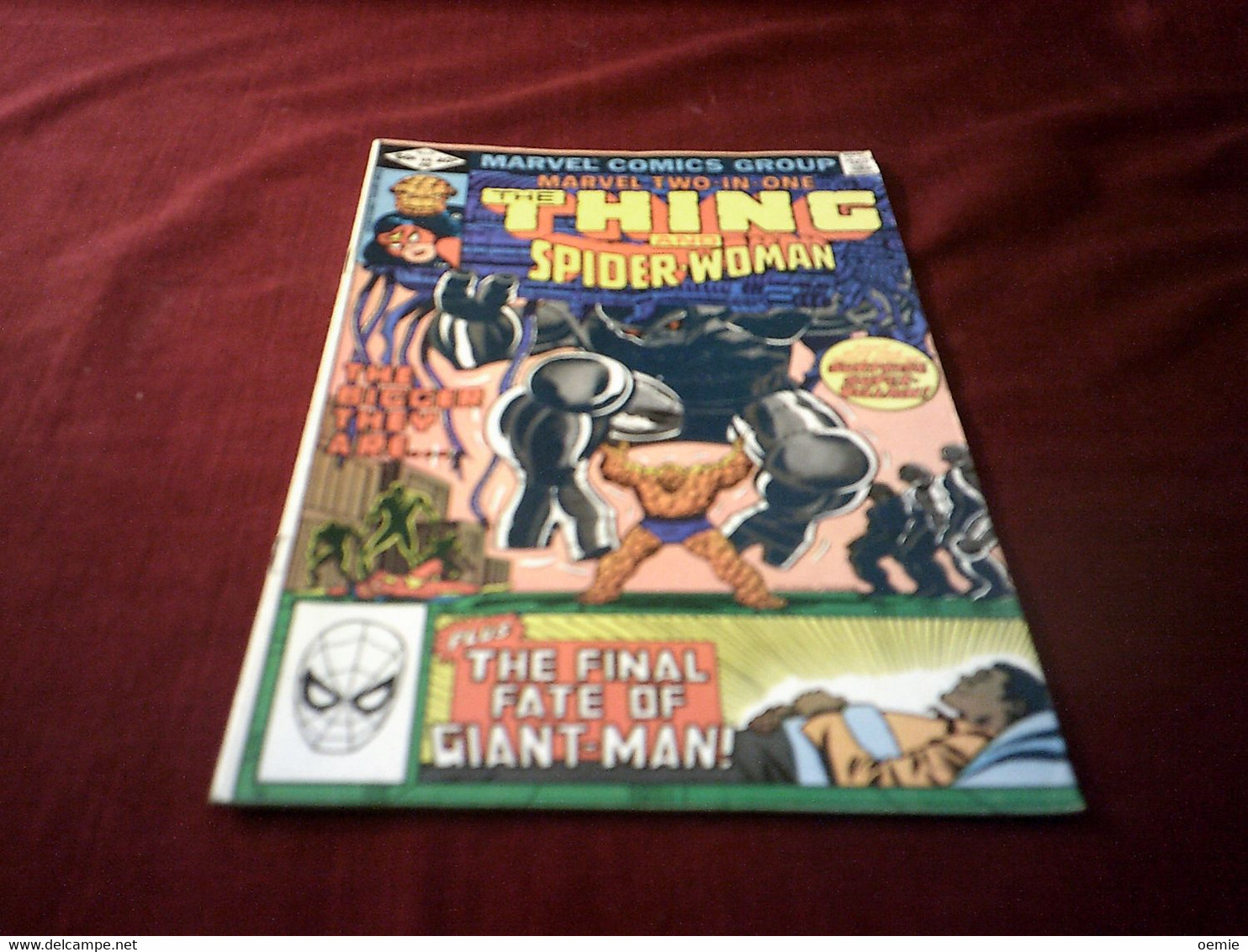 MARVEL  COMICS GROUP   THE THING  AND  SPIDER WOMANVOL 1 N° 85  1982 - Marvel