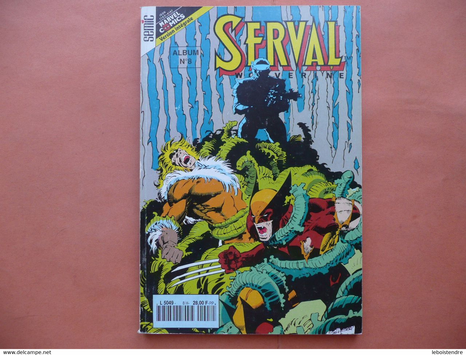 SERVAL WOLVERINE ALBUM N 8 1993 N° 22 + 23 + 24  RELIES TBE MARVEL COMICS SEMIC FRANCE - Volverine