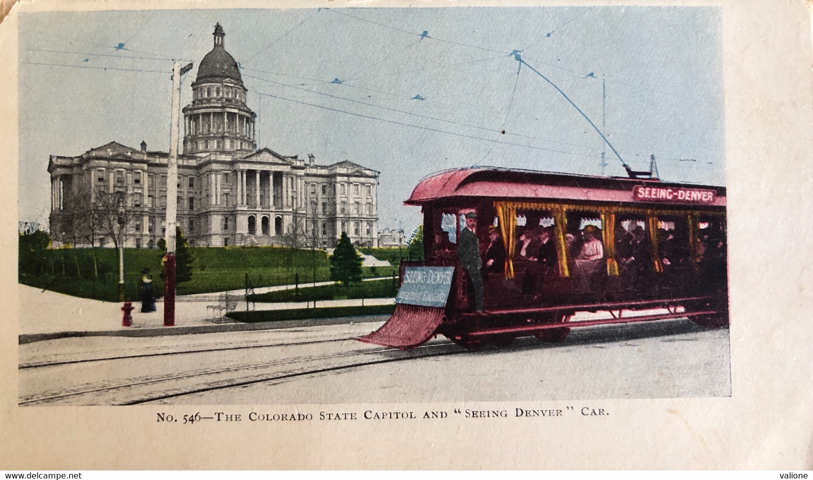 The Colorado State Capitol Denver Bevor  1904 - Denver