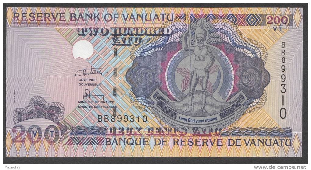 VANUATU:  200 Vatu - 2007 -  UNC - Vanuatu