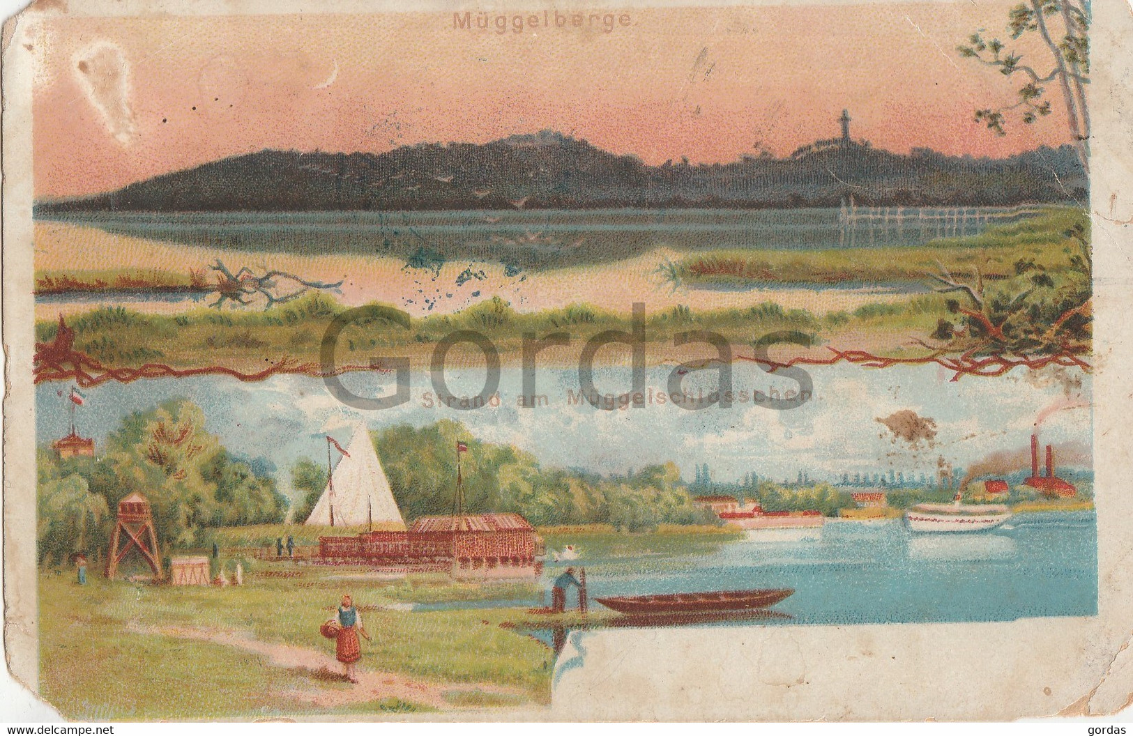 Germany - Berlin - Muggelberge - Litho - Treptow