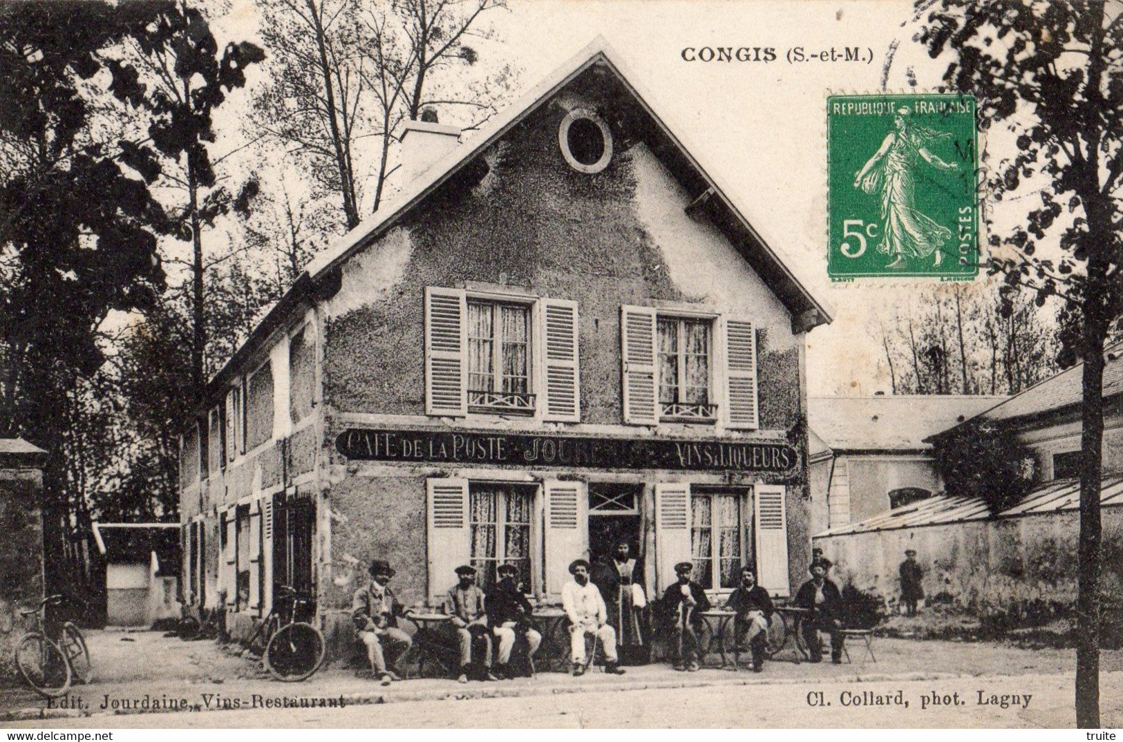 CONGIS "CAFE DE LA POSTE" - Andere & Zonder Classificatie