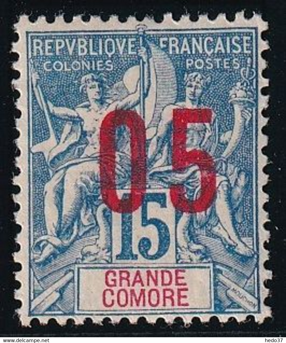 Grande Comore N°22A - Variété Chiffres Espacés - Neuf * Avec Charnière - TB - Nuovi