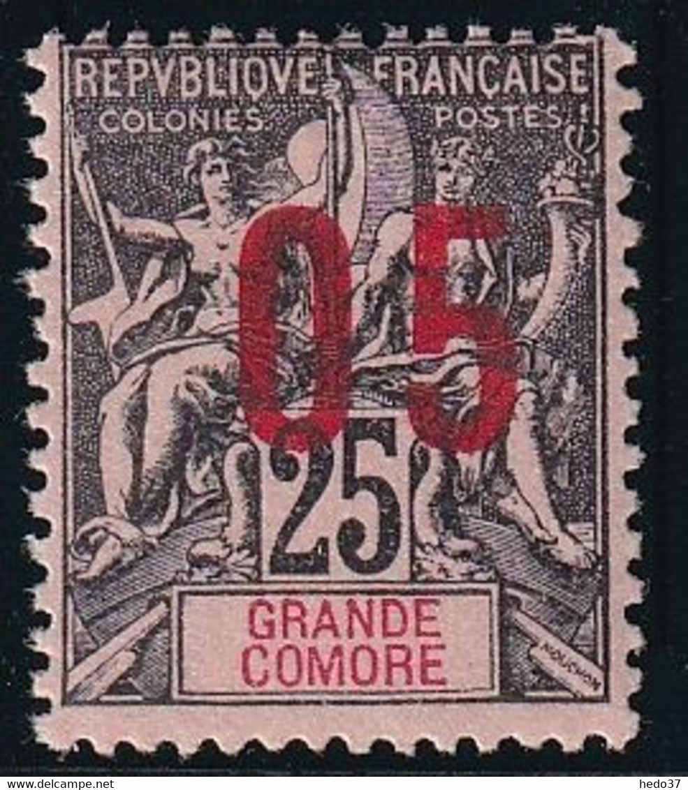Grande Comore N°24A - Variété Chiffres Espacés - Neuf * Avec Charnière - TB - Unused Stamps