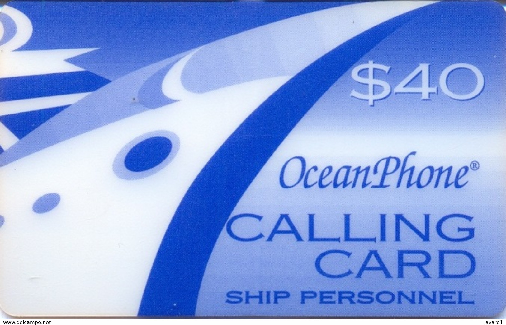 OCEANPHONE : OCE10 $40 (Teledebit) Glossy 12/31/99 SATELLITE CARD USED Exp: 12/31/99 - Other & Unclassified